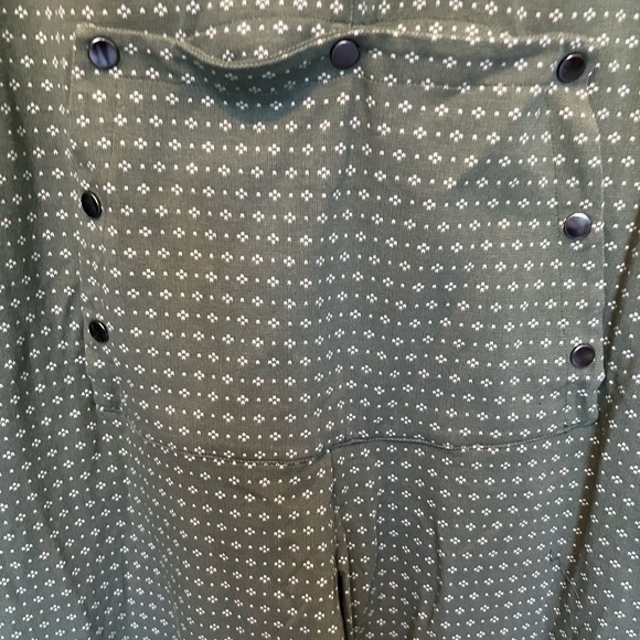 Hearth & Hand Magnolia Green Sz M Allover Fleck Union Suit 1pc NWT - Picture 5 of 12